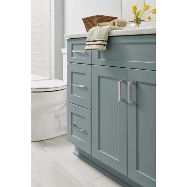 StyleWell Halston 3-3/4 in. (96mm) Satin Nickel Arch Cabinet Pull