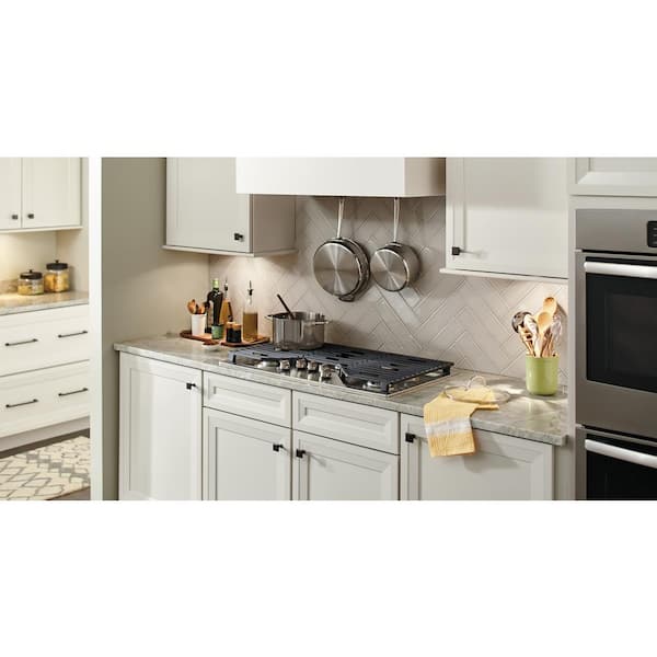 36 in. Gas Cooktop in Stainless Steel with 5 Burners Including Power Boil Burner