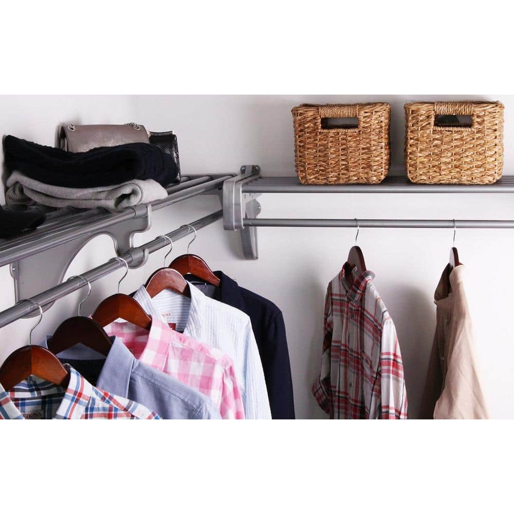 Closet Clothes Hanger Rail,Pull-out Closet Rod 30-60cm,Wardrobe