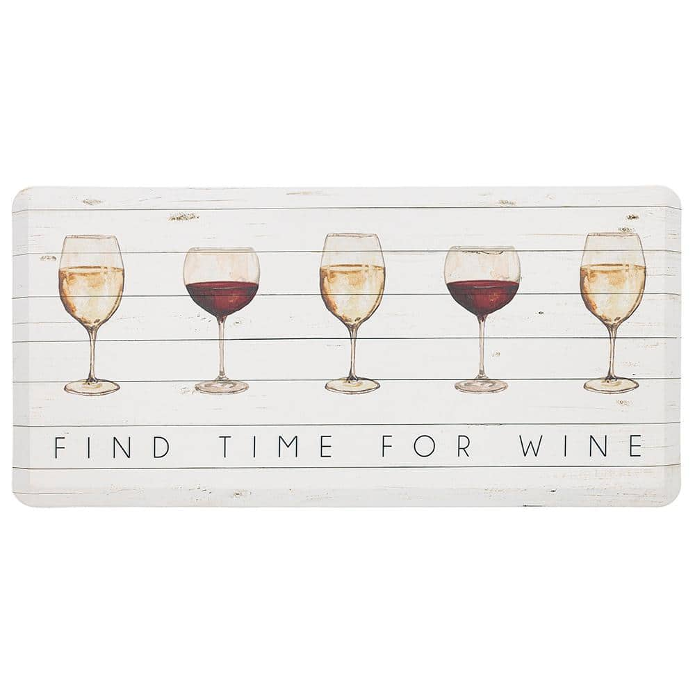 Mohawk Home Time for Wine Multi 20 in. x 42 in. Kitchen Mat