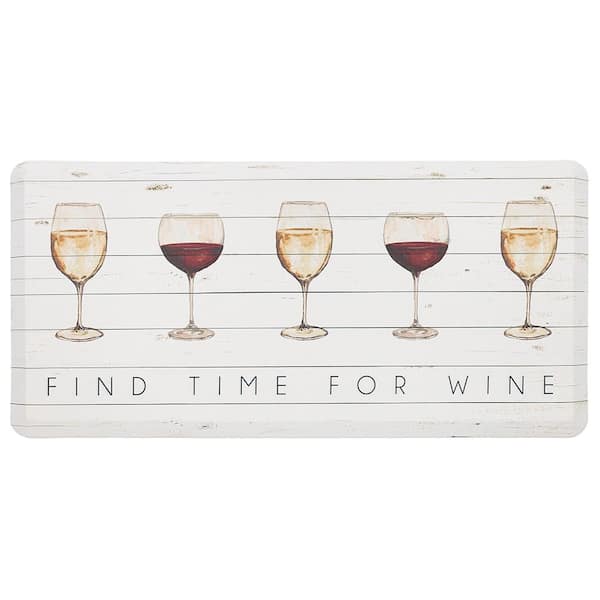 Mohawk Home Time for Wine Multi 20 in. x 42 in. Kitchen Mat