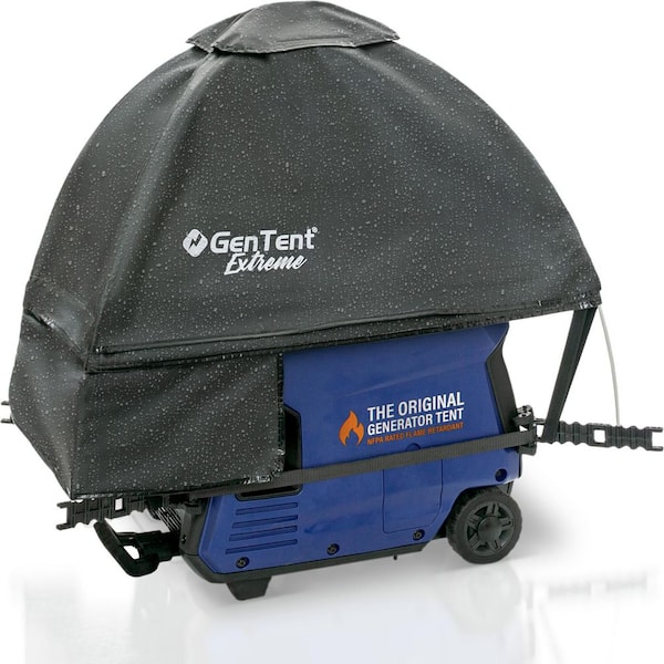 GenTent Generator Running Cover - Inverter Kit (Extreme, Black) - for Fully Encased Inverter Generators