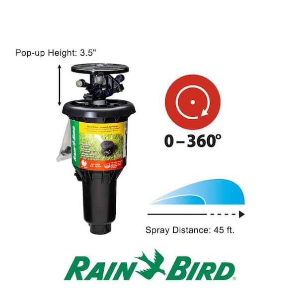 AG-5 Maxi-Paw 3.5 in. Pop-Up Canned Impact Sprinkler, 0-360 Degree Pattern,  Adjustable 24-45 ft.