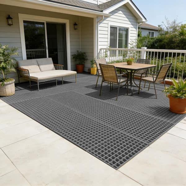 Wellco 2 ft. x 4 ft. Grit-Top Series Composite Fiberglass Grating