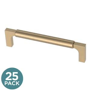 25-Pack Artesia 5-1/16 in. (128 mm) Modern Champagne Bronze Cabinet Drawer Bar Pulls