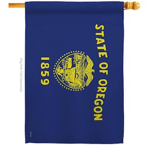 2.5 ft. x 4 ft. Polyester Oregon States 2-Sided House Flag Regional Decorative Horizontal Flags