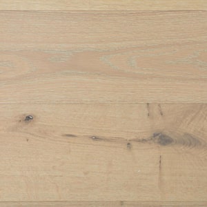 Take Home Sample - Wide Plank French Oak Rich Distressed Engineered Hardwood Flooring - 5 in. X 7 in.