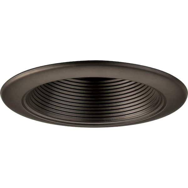 Progress Lighting Progress Lighting 4 in. Antique Bronze Recessed Baffle Trim