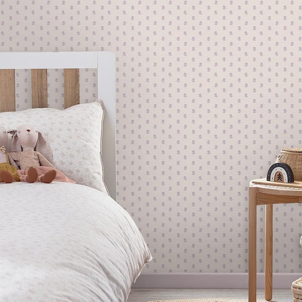 Laura Ashley Daisy Lavender Purple Wallpaper
