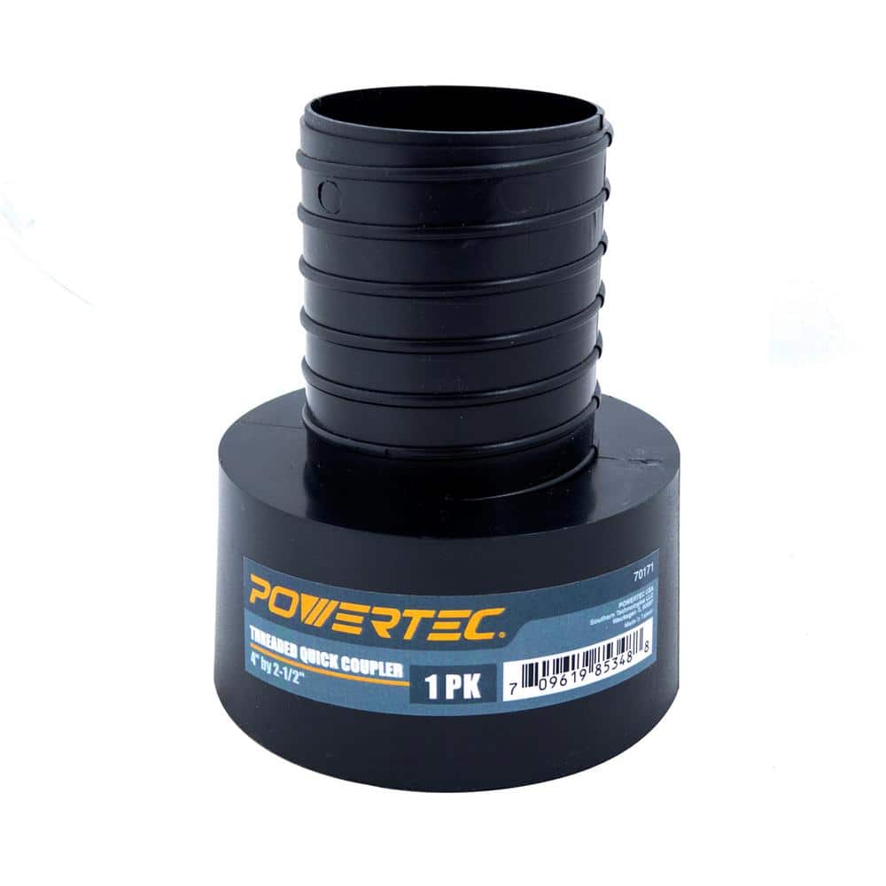 4 in. x 2-1/2 in. Threaded Quick Coupler for Dust Collection Systems price history on PriceWatchPro