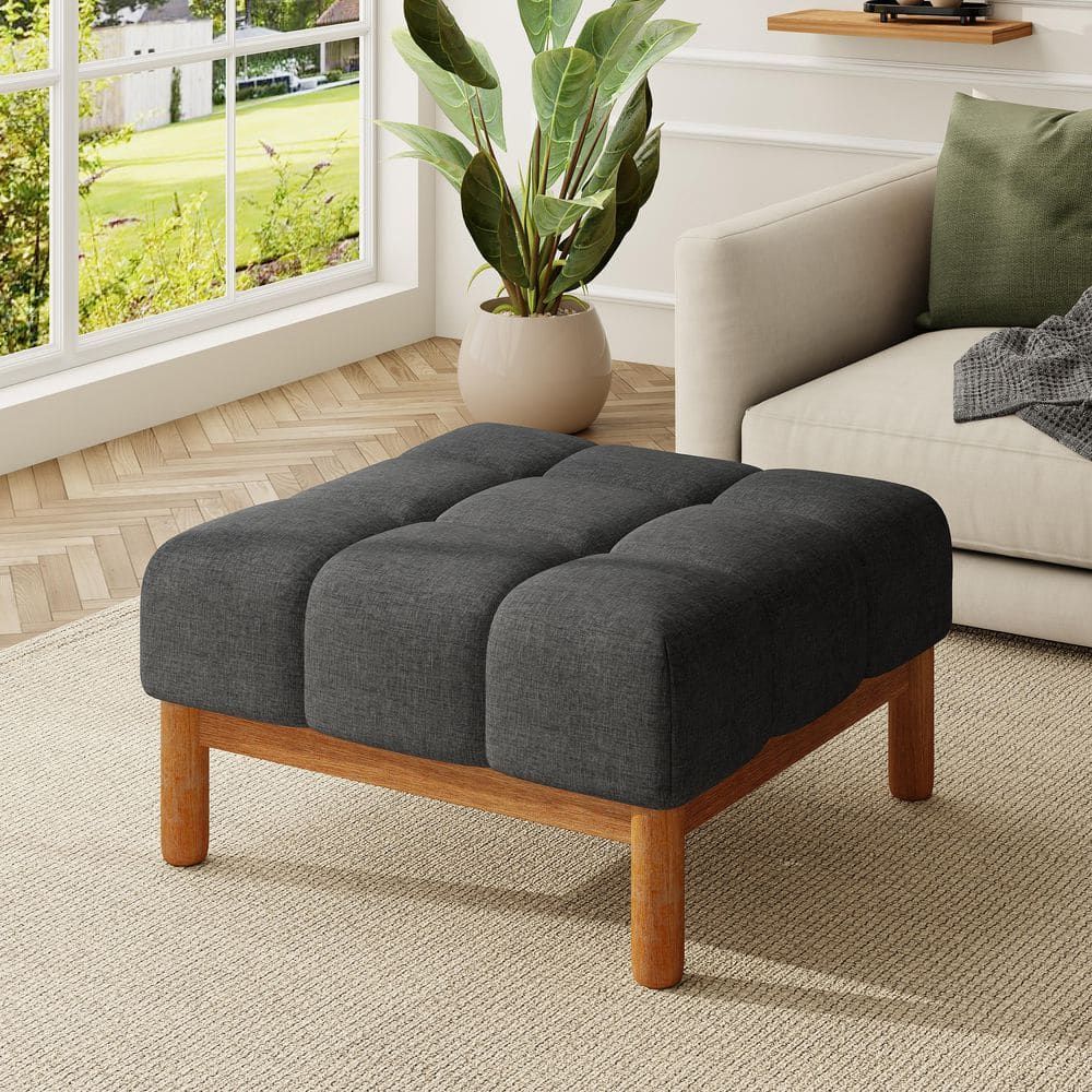 CHRISTOPHER KNIGHT HOME Nadia Modern Gray+Brown Fabric Upholstery