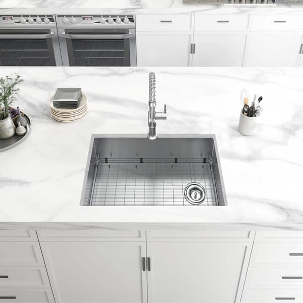 Glacier Bay Professional Zero Radius 27 in. Undermount