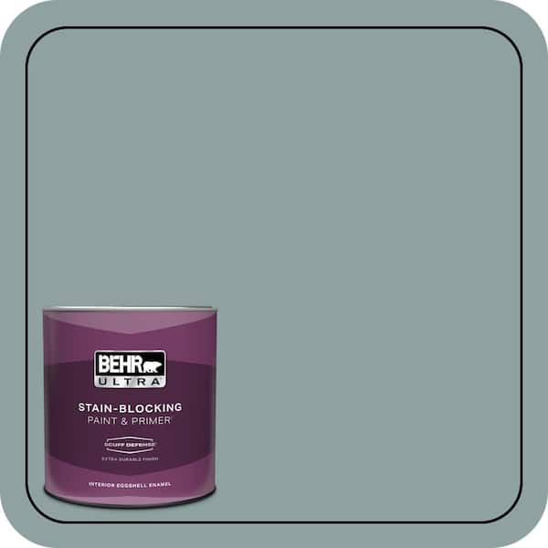 BEHR ULTRA 1 qt. #N440-4 October Sky Extra Durable Eggshell Enamel Interior Paint & Primer