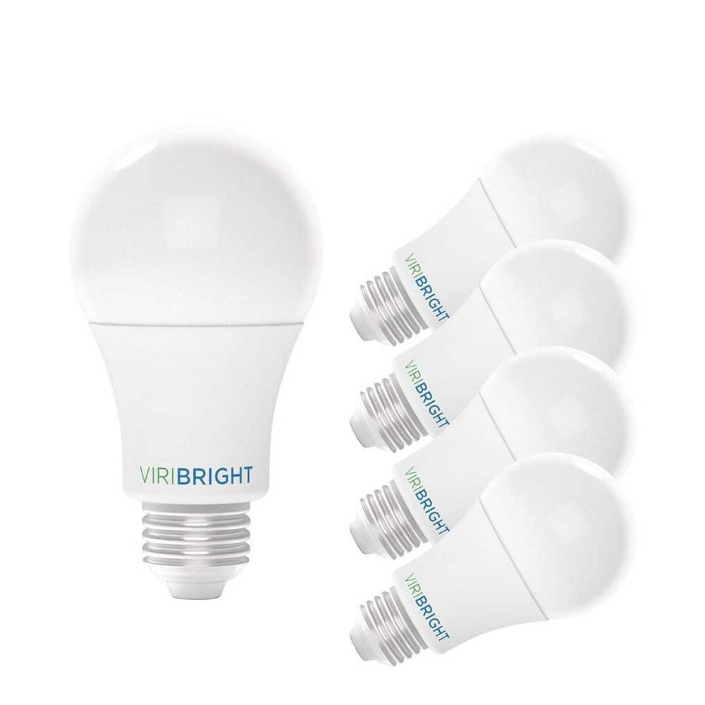 75-Watt Equivalent A19 Dimmable CEC Title 20 90+ CRI E26 Base LED Light Bulb, Cool White 4000K (4-Pack)
