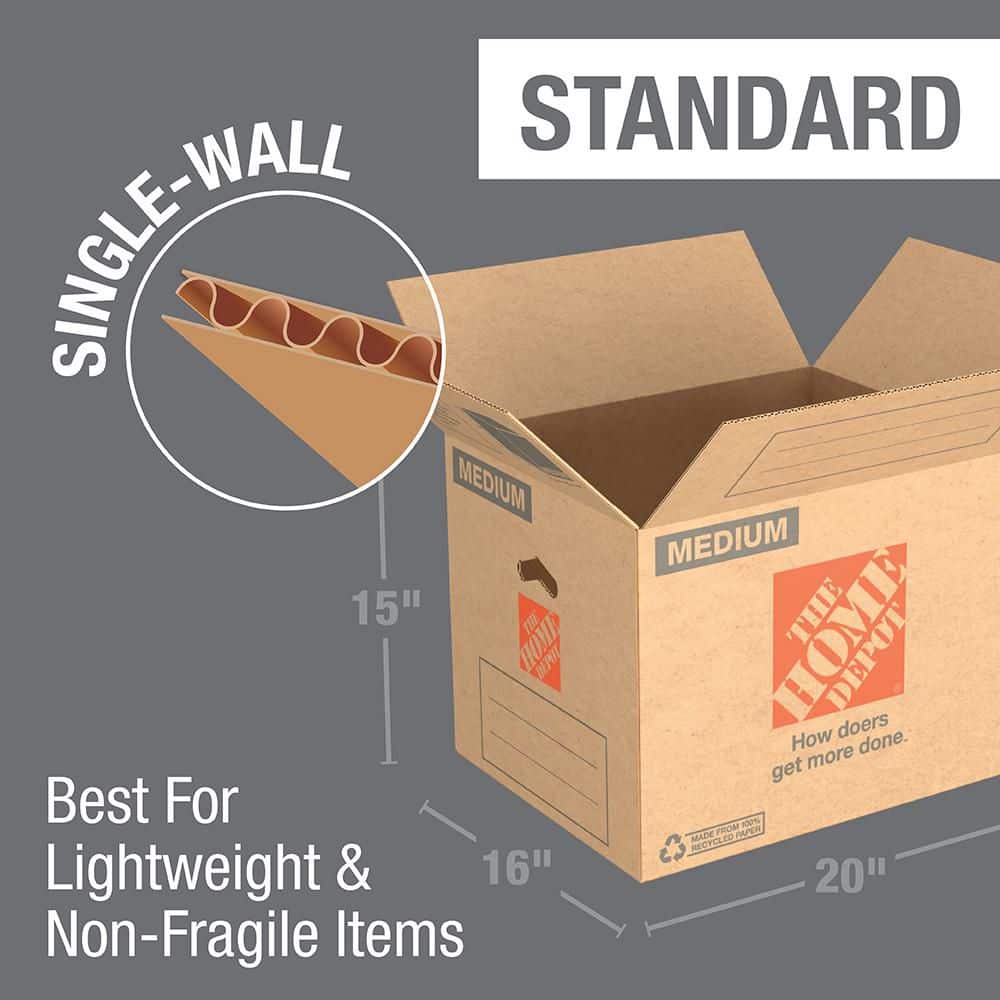 Medium Moving Storage Box with Handles - rated 4.5784 stars from 24158 reviews