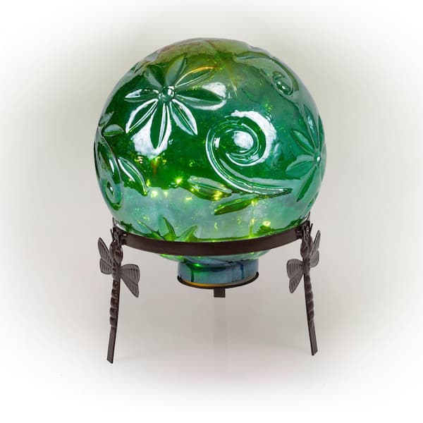 Alpine Corporation 13 in. Tall Indoor/Outdoor Pearlized Green 