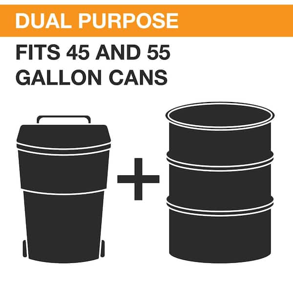 50 Gallon Wave Cut Extra Large Trash Bags (50-Count)