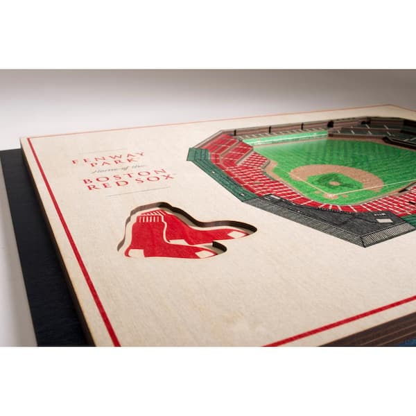 Fan Creations Boston Red Sox On Wood Print & Reviews