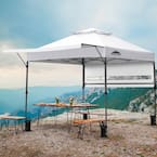 EAGLE PEAK 17 ft. x 10 ft. Pop Up Gazebo Canopy Tent with