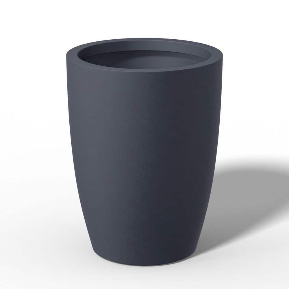 14 in. Large Granite Gray(Enhanced Interior) Concrete Round Planter / Pot with Drainage Holes price history on PriceWatchPro