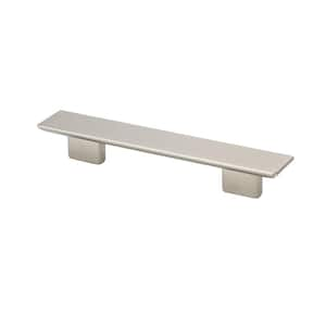 Italian Designs Collection 7.5 in. Center-to-Center Satin Nickel Rectangular Cabinet Pull