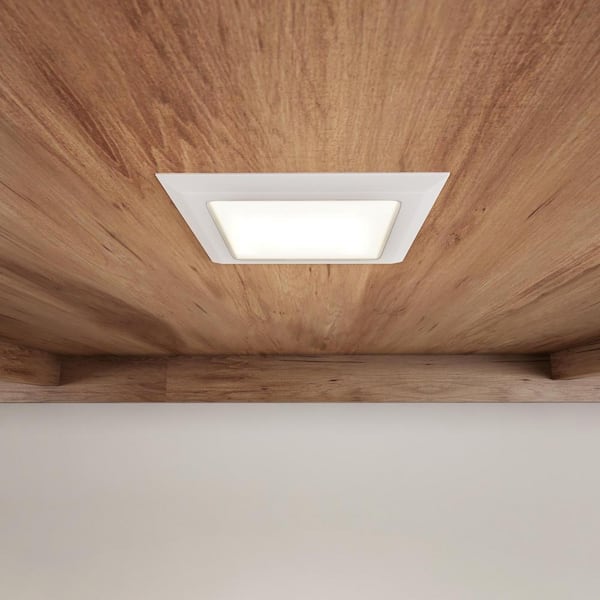 Halo 9 In White Recessed Ceiling Light, Small Square Recessed Ceiling Lights