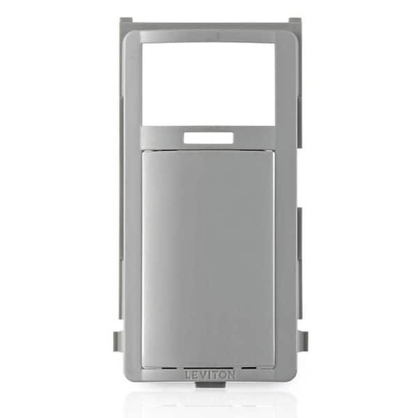 Motion Sensor Switch and Decora Humidity Sensor Switch Faceplate, Gray
