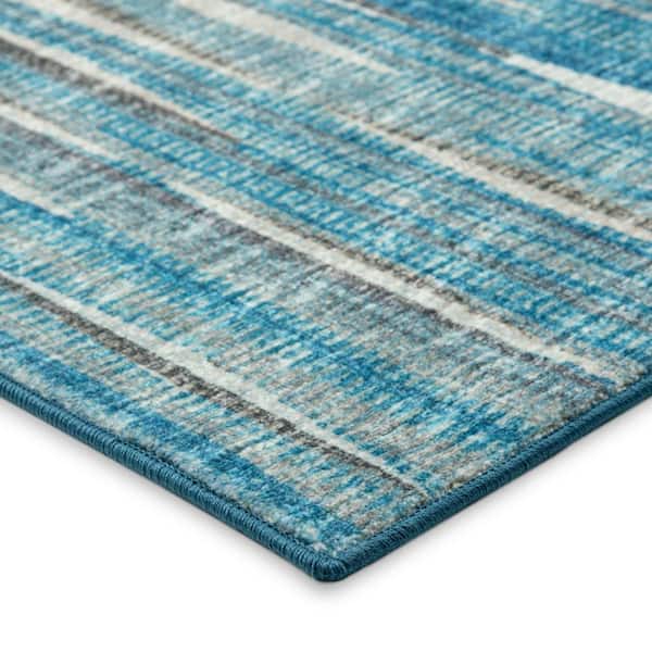 2 X 3 Blue Ombre Runner Rug