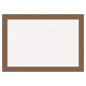 Alta Medium Brown White Corkboard 41 in. x 29 in. Bulletin Board Memo Board