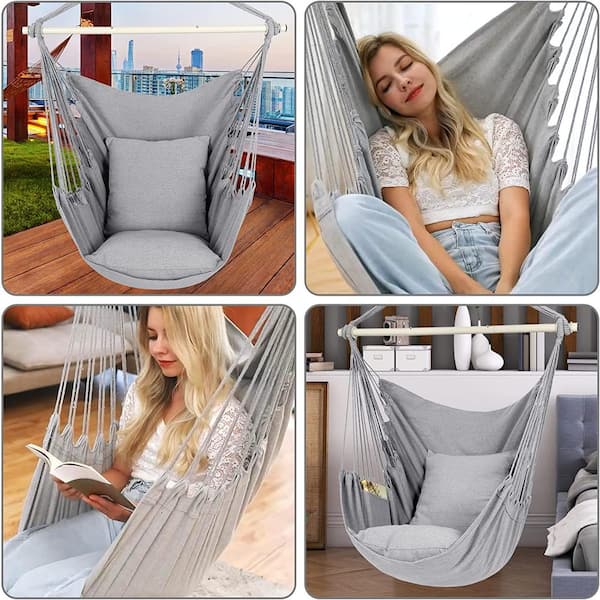 Cushions for hammock clearance swings