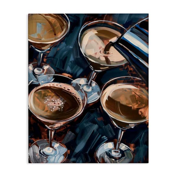 Pouring Espresso Martini by LSR Design Studio Unframed Food Graphic Art Print 48 in. x 36 in.