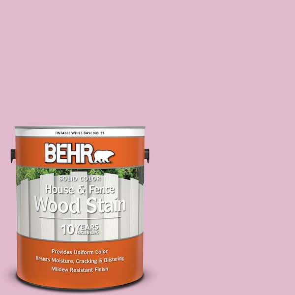 BEHR 1 gal. #M130-3 Wild Geranium Solid Color House and Fence Exterior Wood Stain