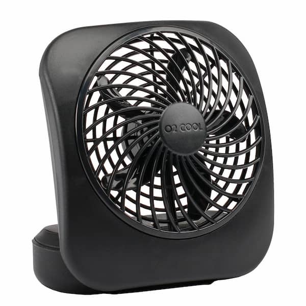O2COOL 5 in. 2-Speed Portable Battery Operated Personal Fan (2-Pack)