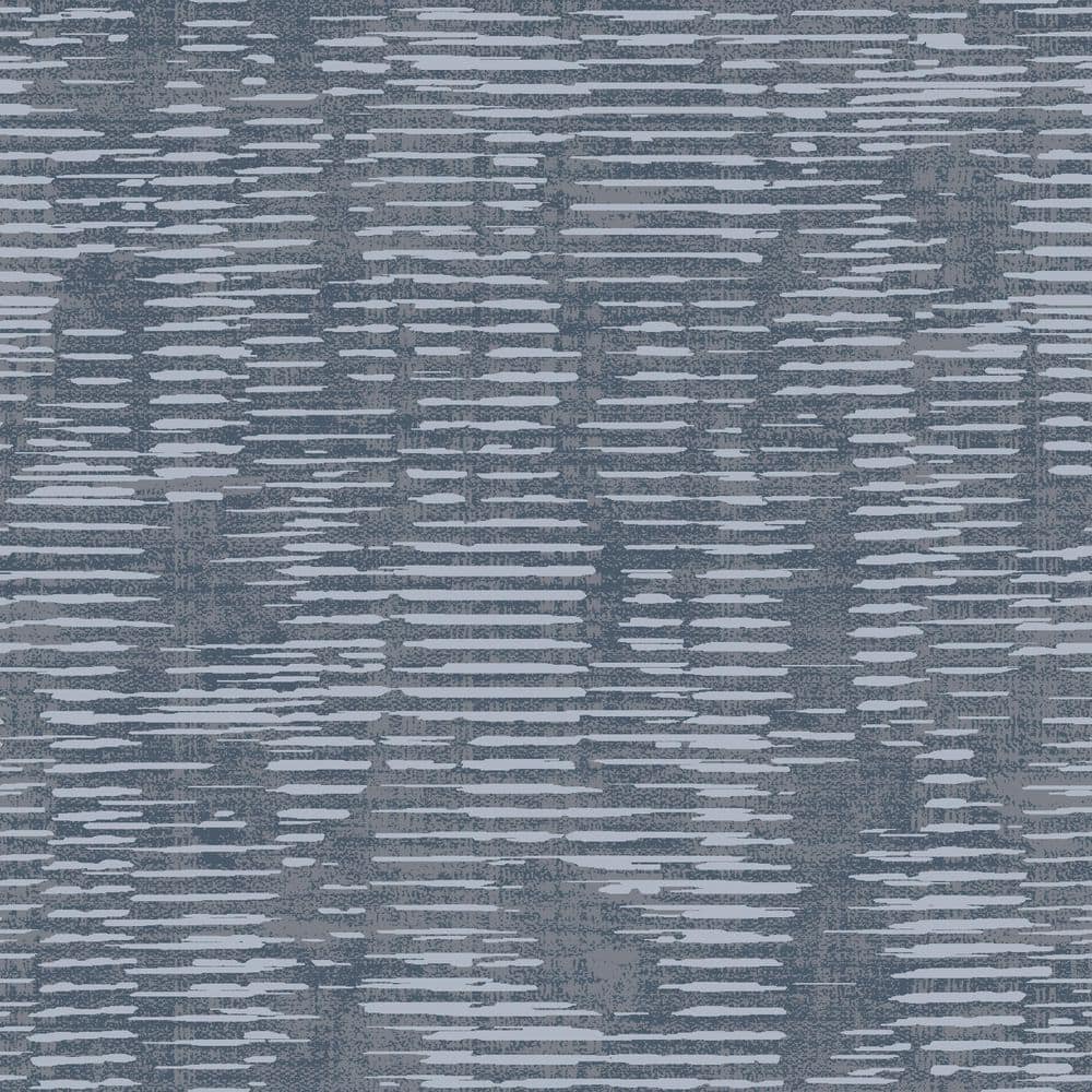 Elegance Collection Blue Stripy Shimmer Finish Non-Pasted Non-Woven Wallpap