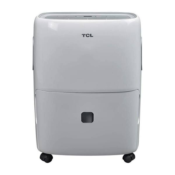 TCL Smart 50 pt. 4500 sq.ft. with Bucket Dehumidifier in. White for Home and Basements with Voice Control