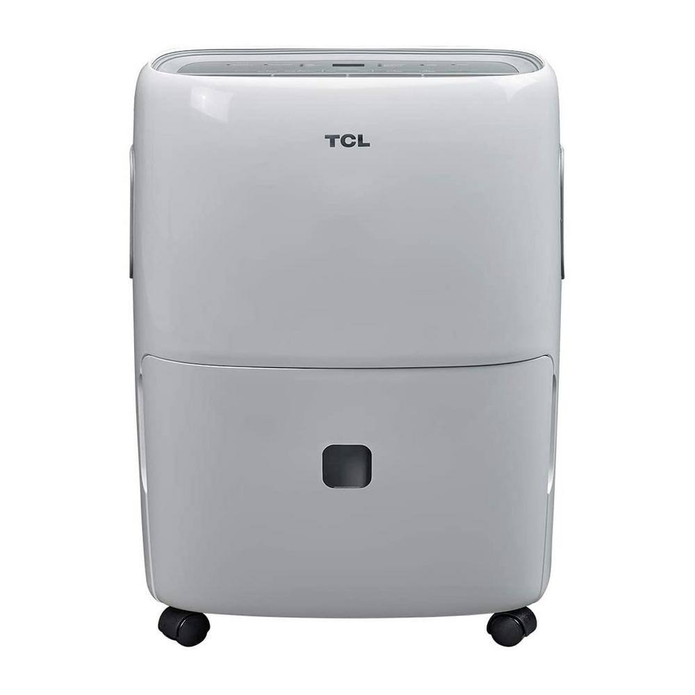 TCL Smart 50 pt. 4500 sq.ft. with Bucket Dehumidifier in. White for Home and Basements with
