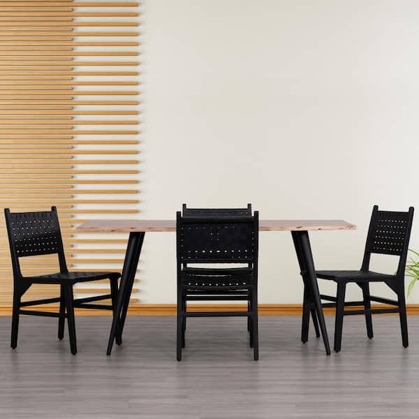 PRIMO INTERNATIONAL Palmerston 71 in. Natural Brown Acacia Solid Wood Rectangle Dining Table Seats 6