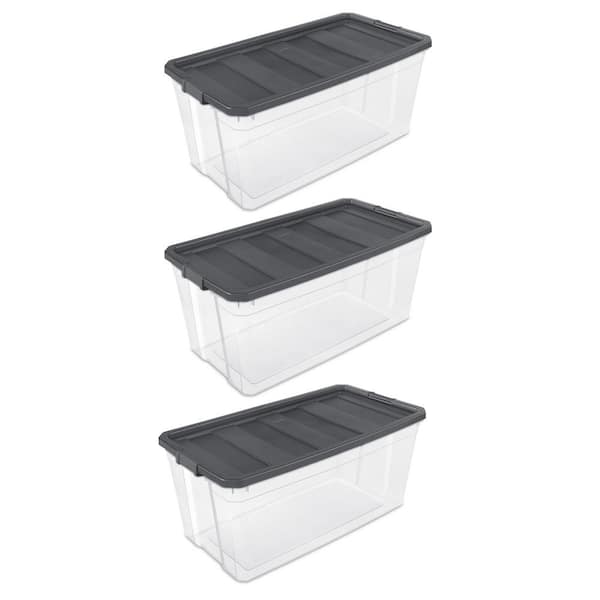 10X Clear Storage Box Small Plastic Case Transparent Container