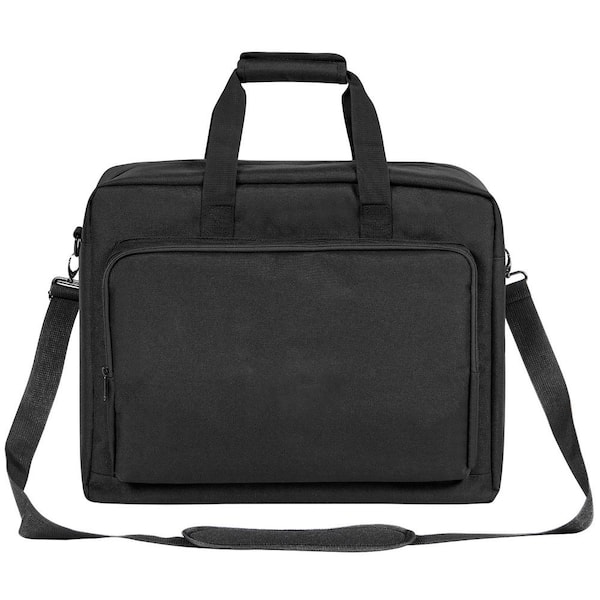 Padded DJ Mixer Gig Bag, 1200D Oxford Fabric, DJ Gear Carry Bag with a Storage Pocket 4.92 ft. Black