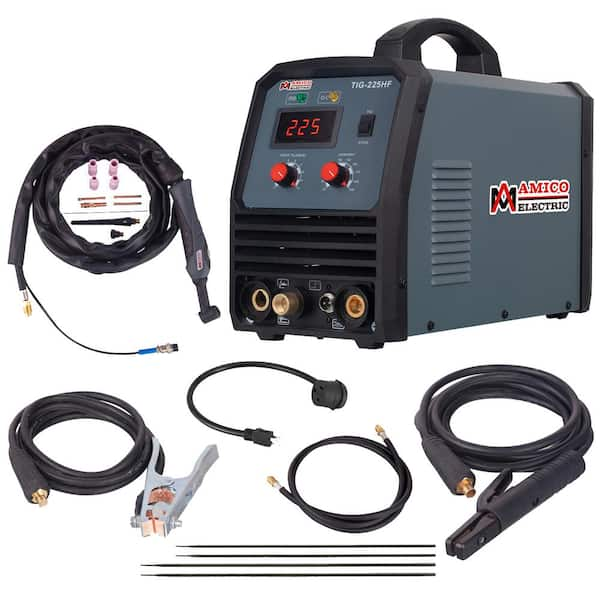 Amico Power Amico 220 Amp Tig Torch Arc Stick Dc Inverter Welder 110 230 Volt Dual Voltage Welding Machine New Tig 220dc The Home Depot