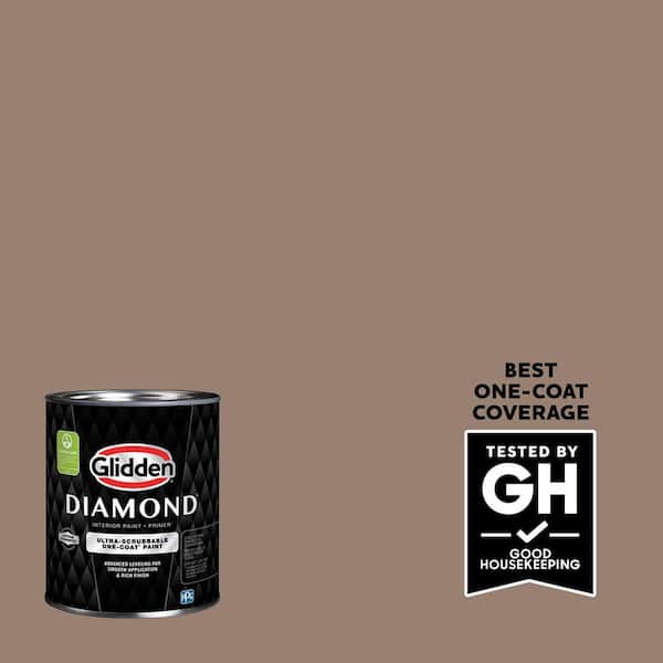 Glidden Diamond 1 qt. PPG1076-5 Locomotion Satin Interior Paint with Primer