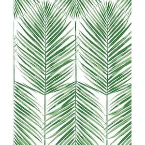 Greenery Paradise Palm Prepasted Paper Wallpaper Roll