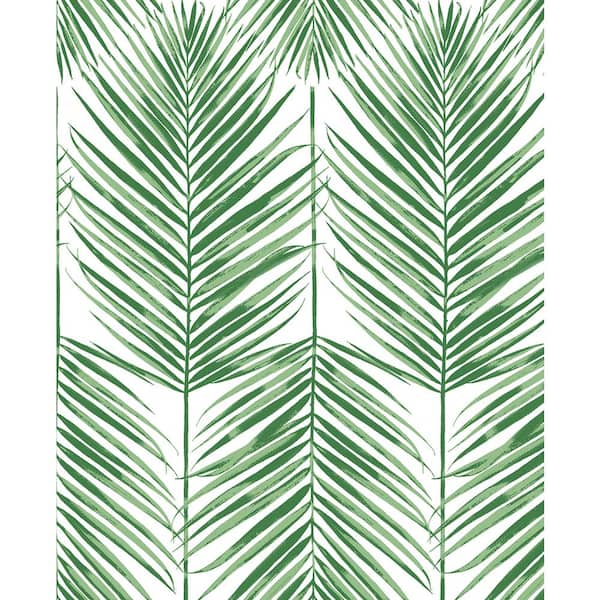 Seabrook Designs Greenery Paradise Palm Prepasted Paper Wallpaper Roll