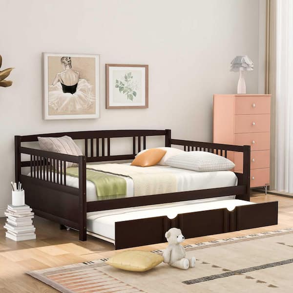 Espresso Full Daybed with Twin Size Trundle