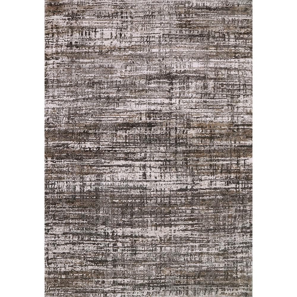 Dynamic Rugs Riley 9 ft. X 12 ft. Grey/Beige Abstract Indoor Area Rug
