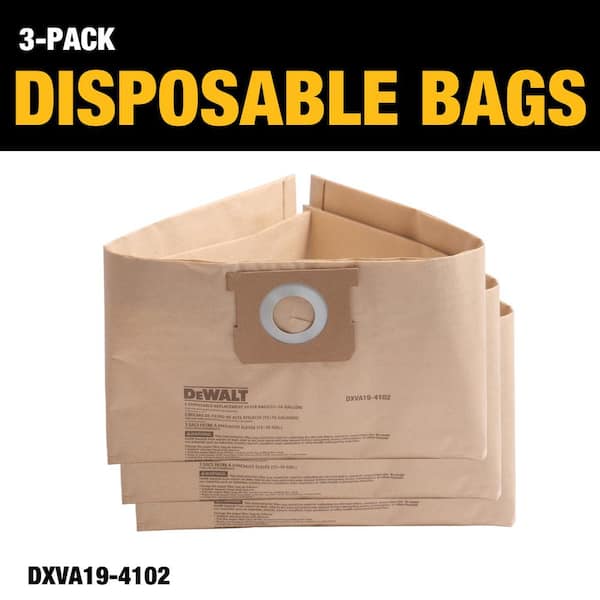 DeWalt Fine Dust Bag 12-16 gal (3pk)