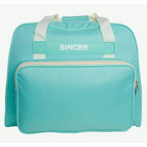 Teal Canvas Sewing Machine Carrying Case