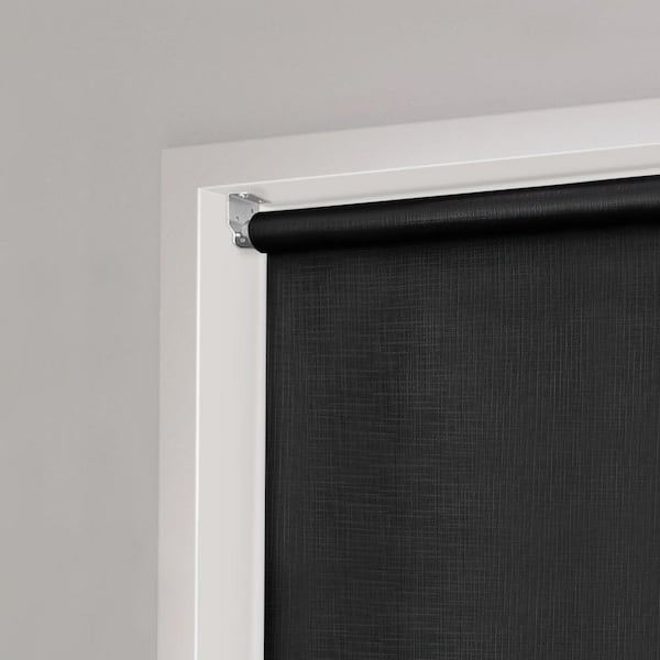 PRIVATE BRAND UNBRANDED Cut to Size Black Cordless Blackout Vinyl