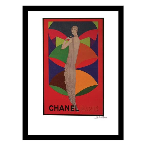 VENICE BEACH Collections Fashion Deco Design by Fairchild Paris 1-Piece Framed Graphic Print Abstract Poster Art Print 18 in. x 14 in.