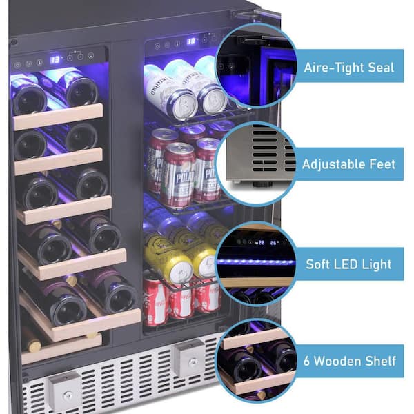 clear beer fridge